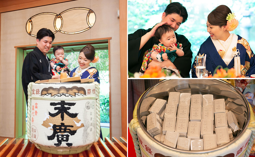 大切なおこさまとの演出にもこだわったご披露宴。