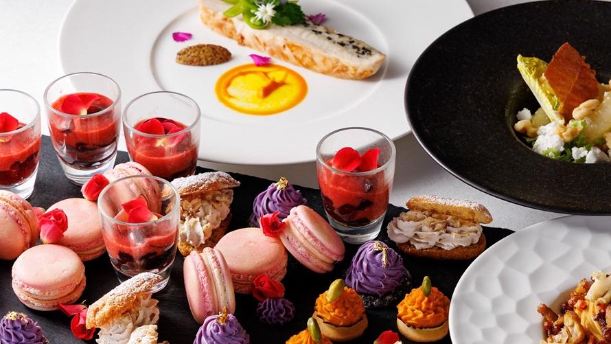ランチ＆デザートブッフェ 「華やかに香る薔薇と収穫祭～オータムスイーツパーティー～」