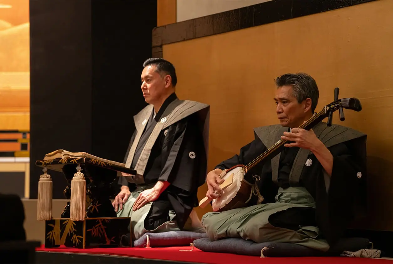 截金作家・人間国宝 江里佐代子氏の「峰光」×文楽特別公演