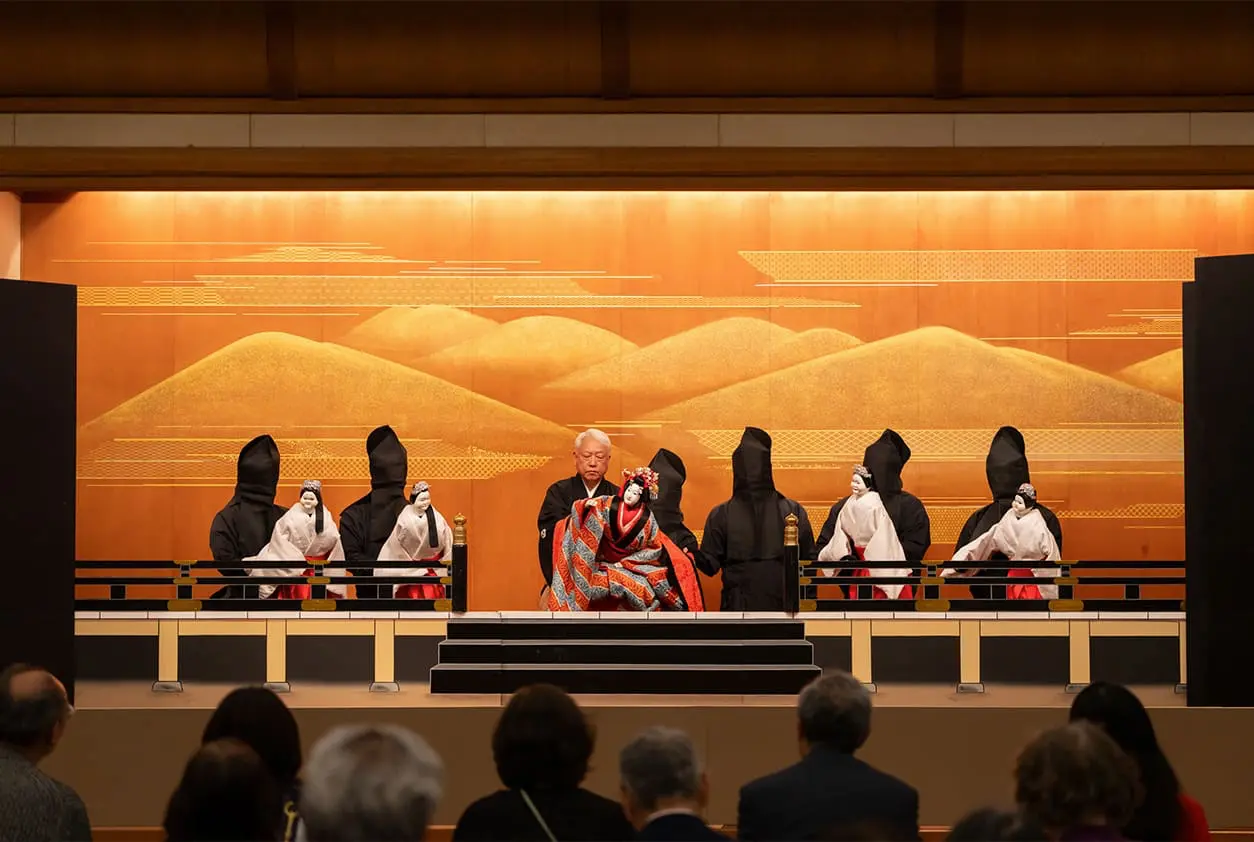 截金作家・人間国宝 江里佐代子氏の「峰光」×文楽特別公演