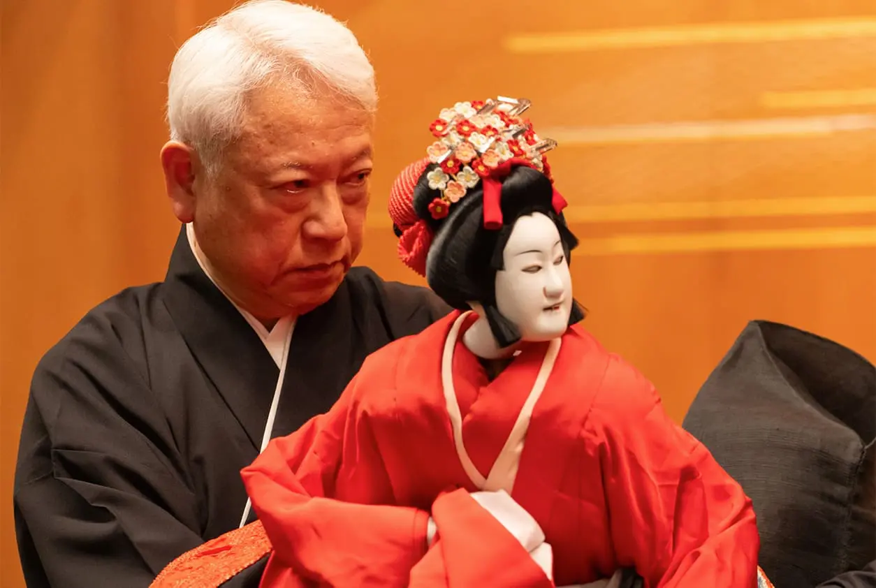 截金作家・人間国宝 江里佐代子氏の「峰光」×文楽特別公演