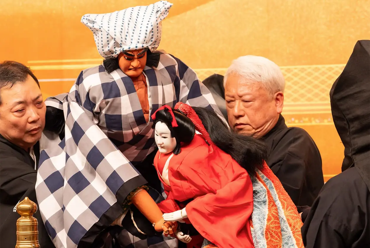 截金作家・人間国宝 江里佐代子氏の「峰光」×文楽特別公演