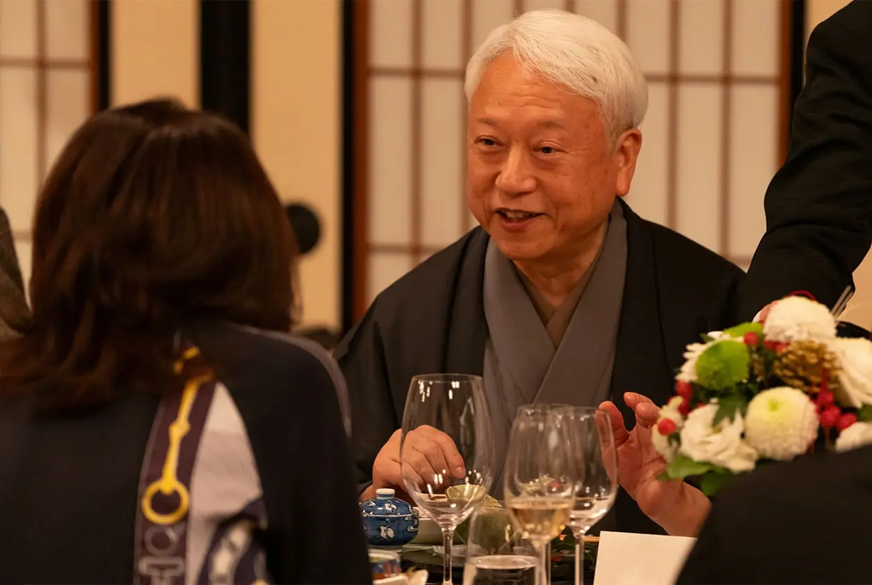 出演者を交えた夕食会