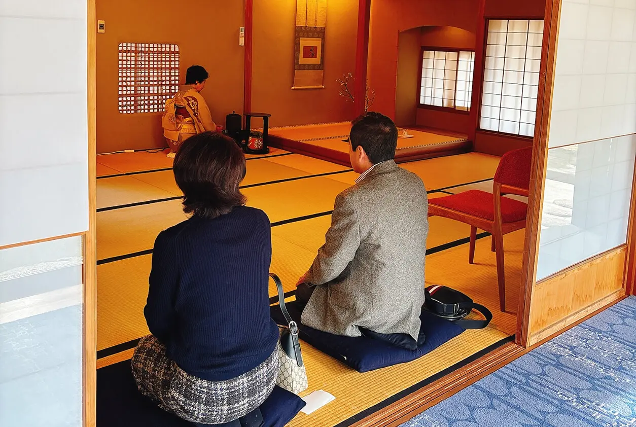 お抹茶サービス