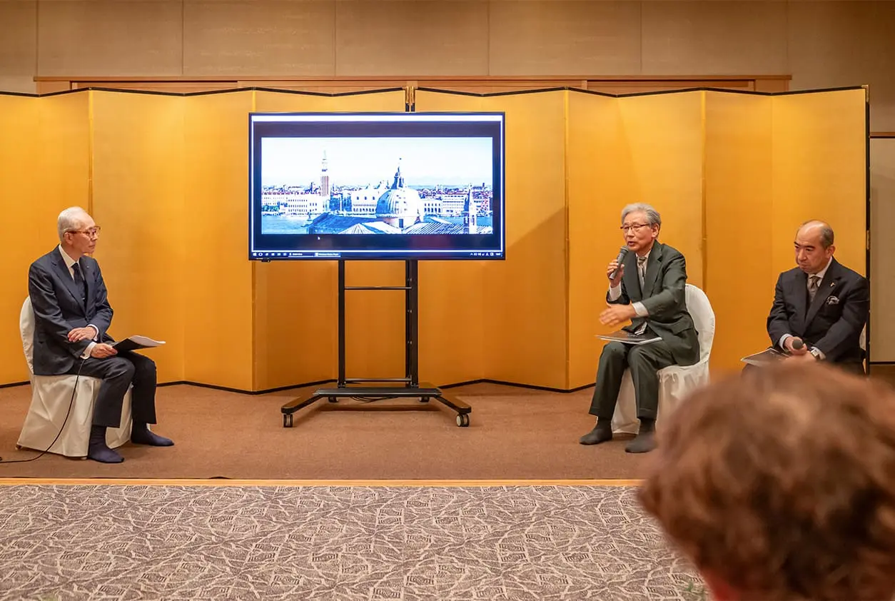 人間国宝のトークショー