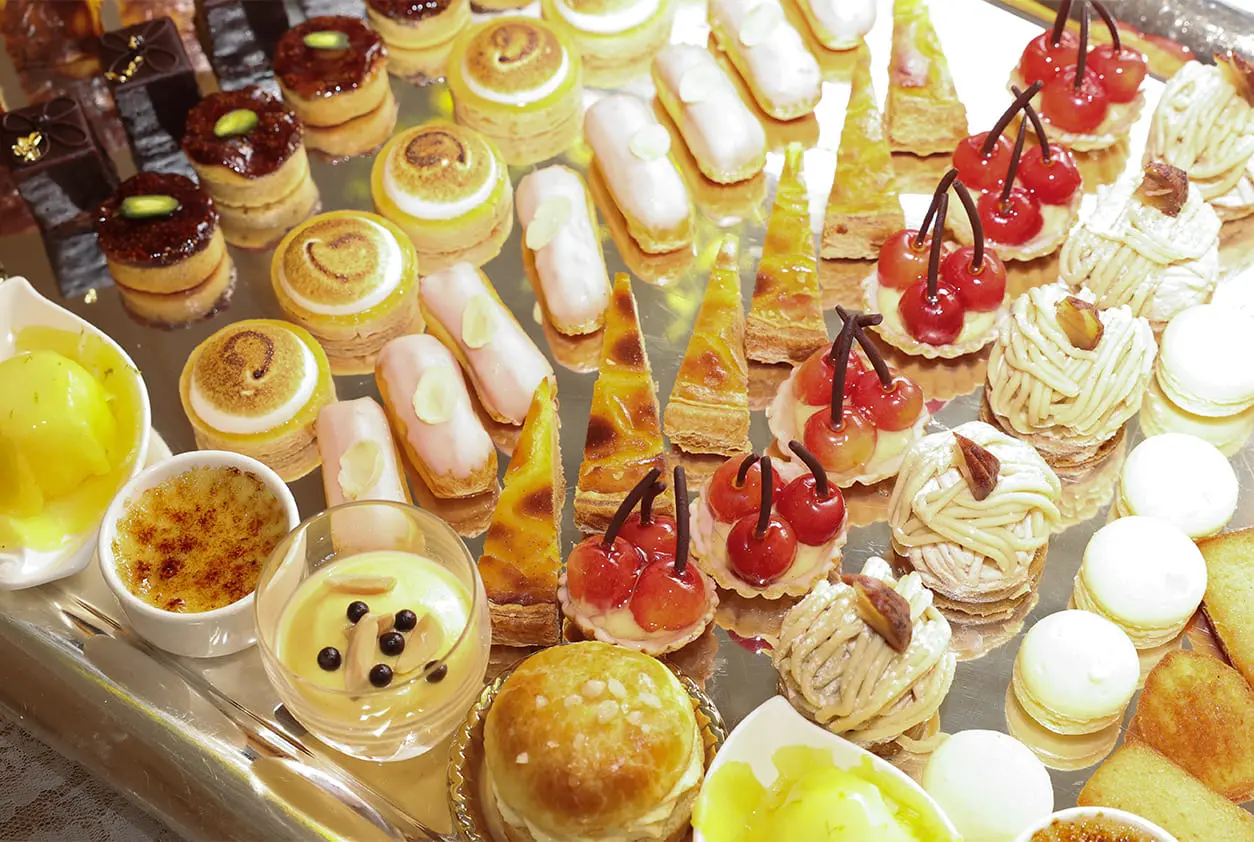 華やかなデザートタイム