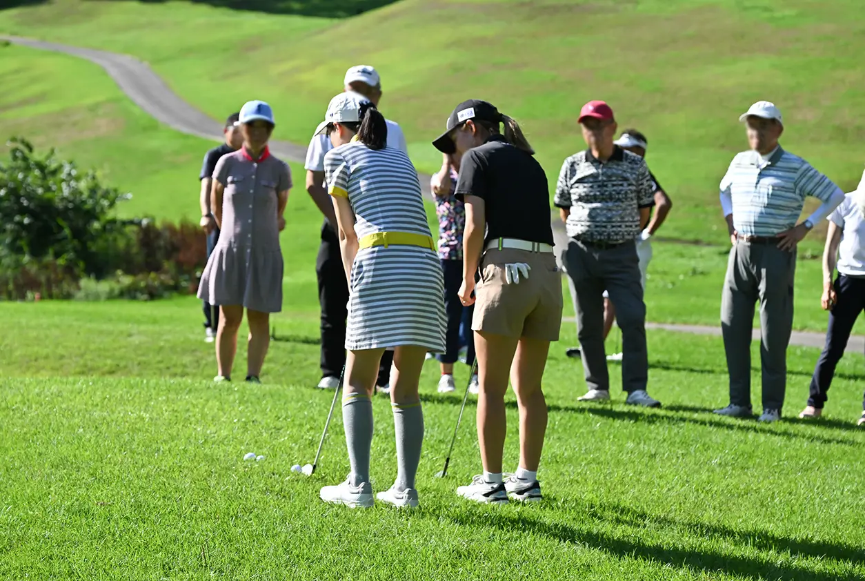 江澤プロによるワンポイントレッスン