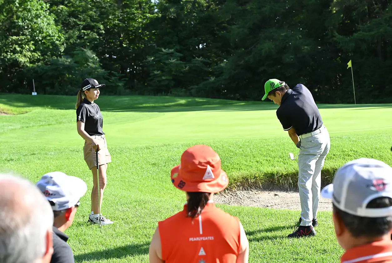 江澤プロによるワンポイントレッスン