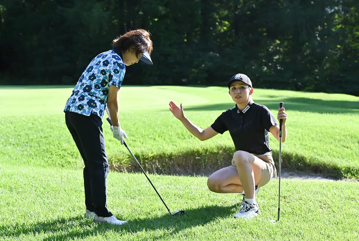 江澤プロによるワンポイントレッスン