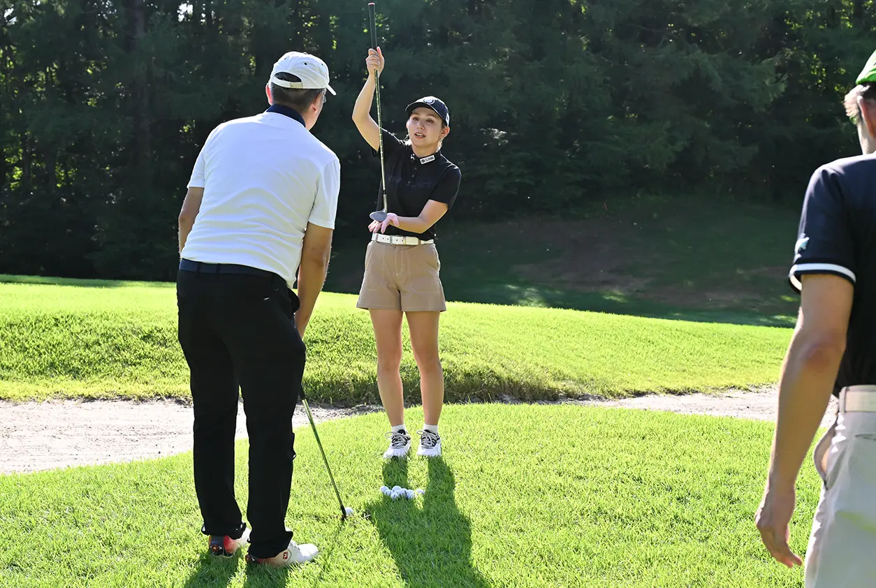 江澤プロによるワンポイントレッスン