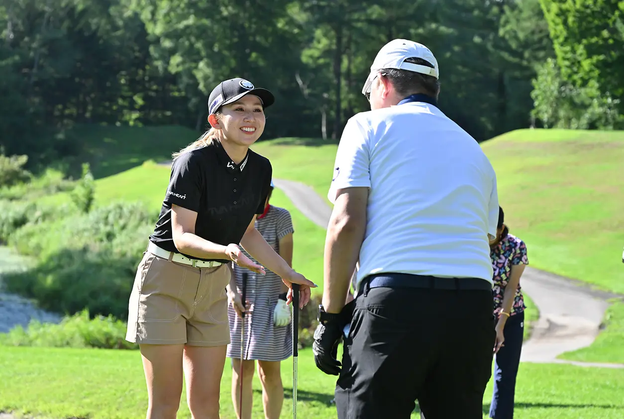 江澤プロによるワンポイントレッスン