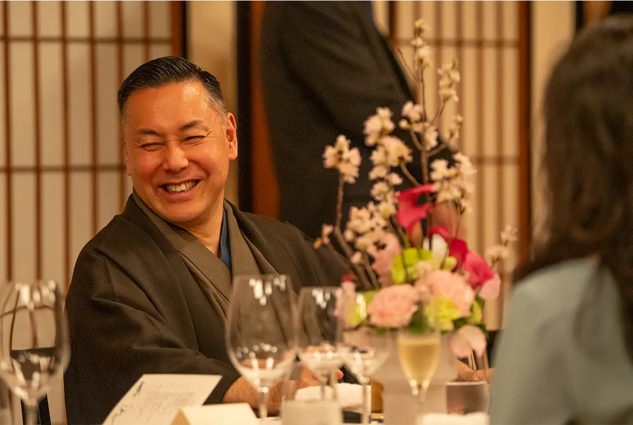 Dinner with the performers