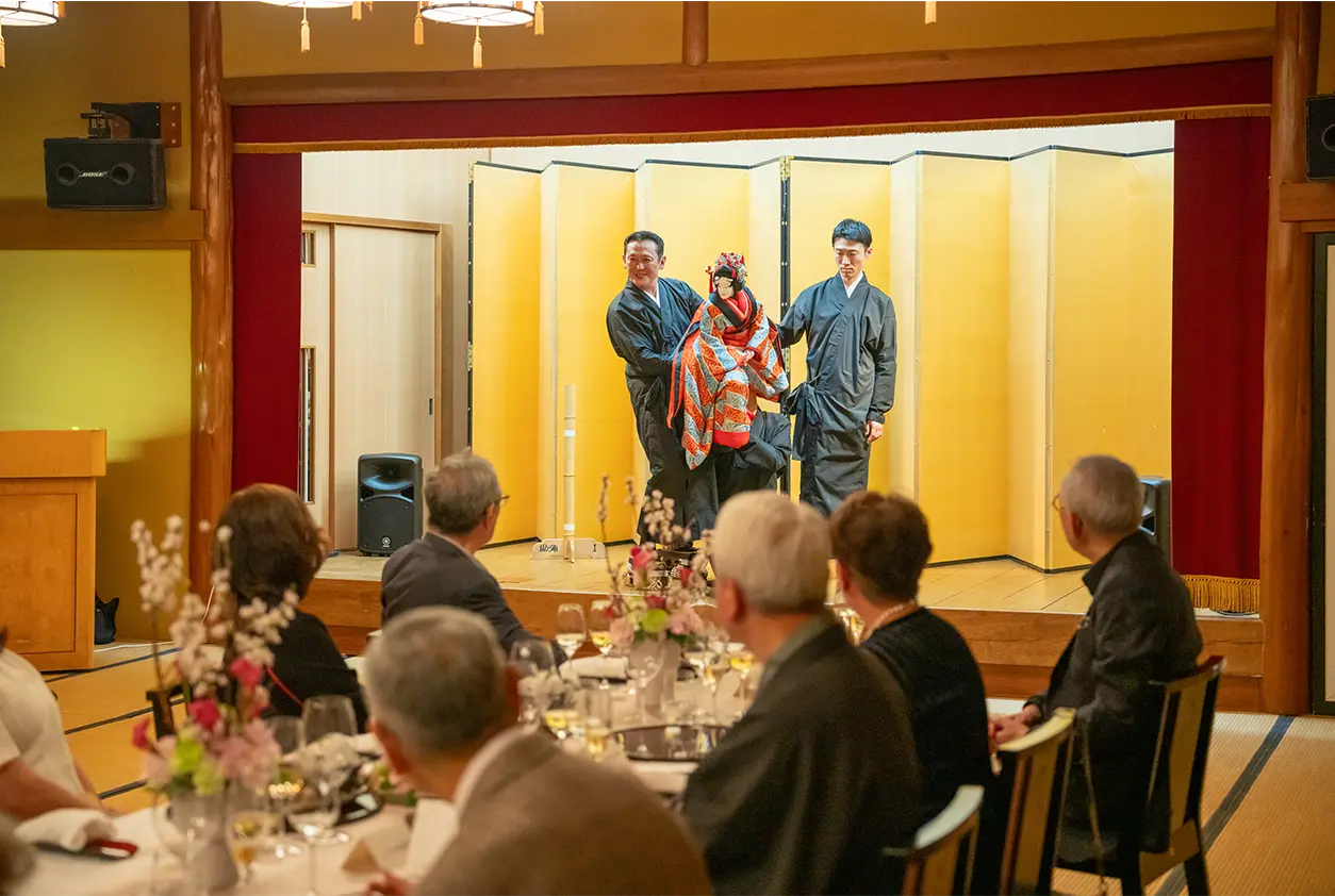 Puppetry and shamisen demonstration