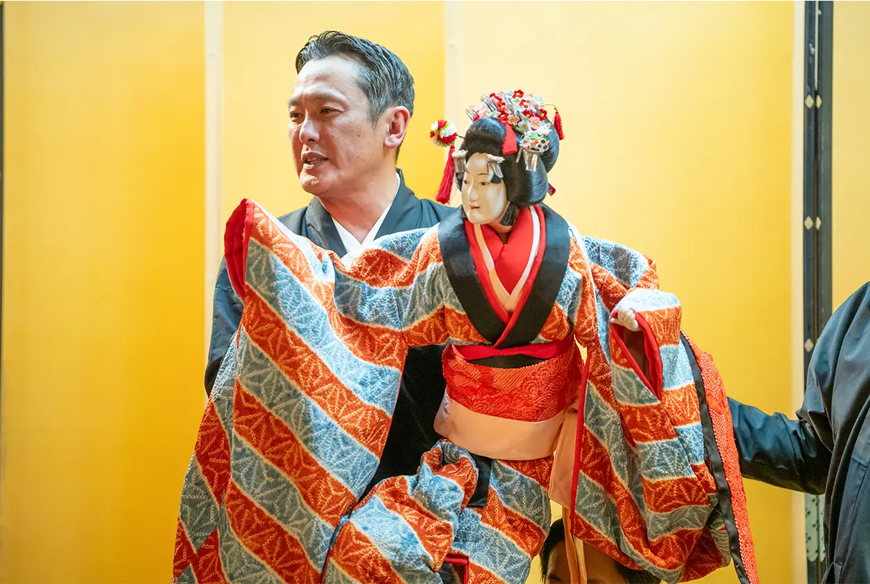 Puppetry and shamisen demonstration