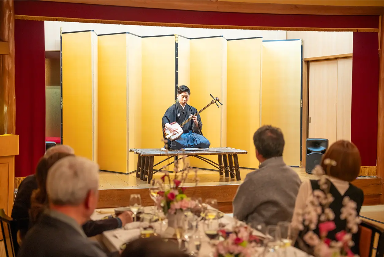 Puppetry and shamisen demonstration