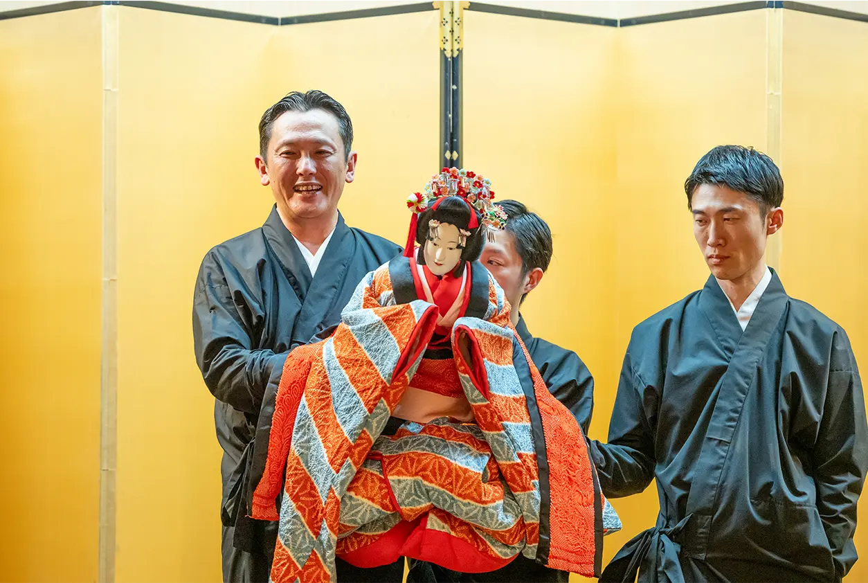 Puppetry and shamisen demonstration