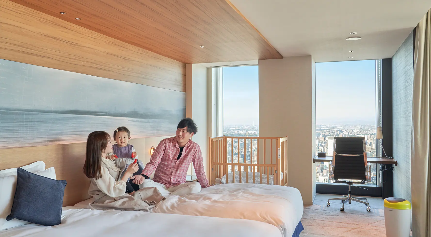 添い寝ご宿泊無料