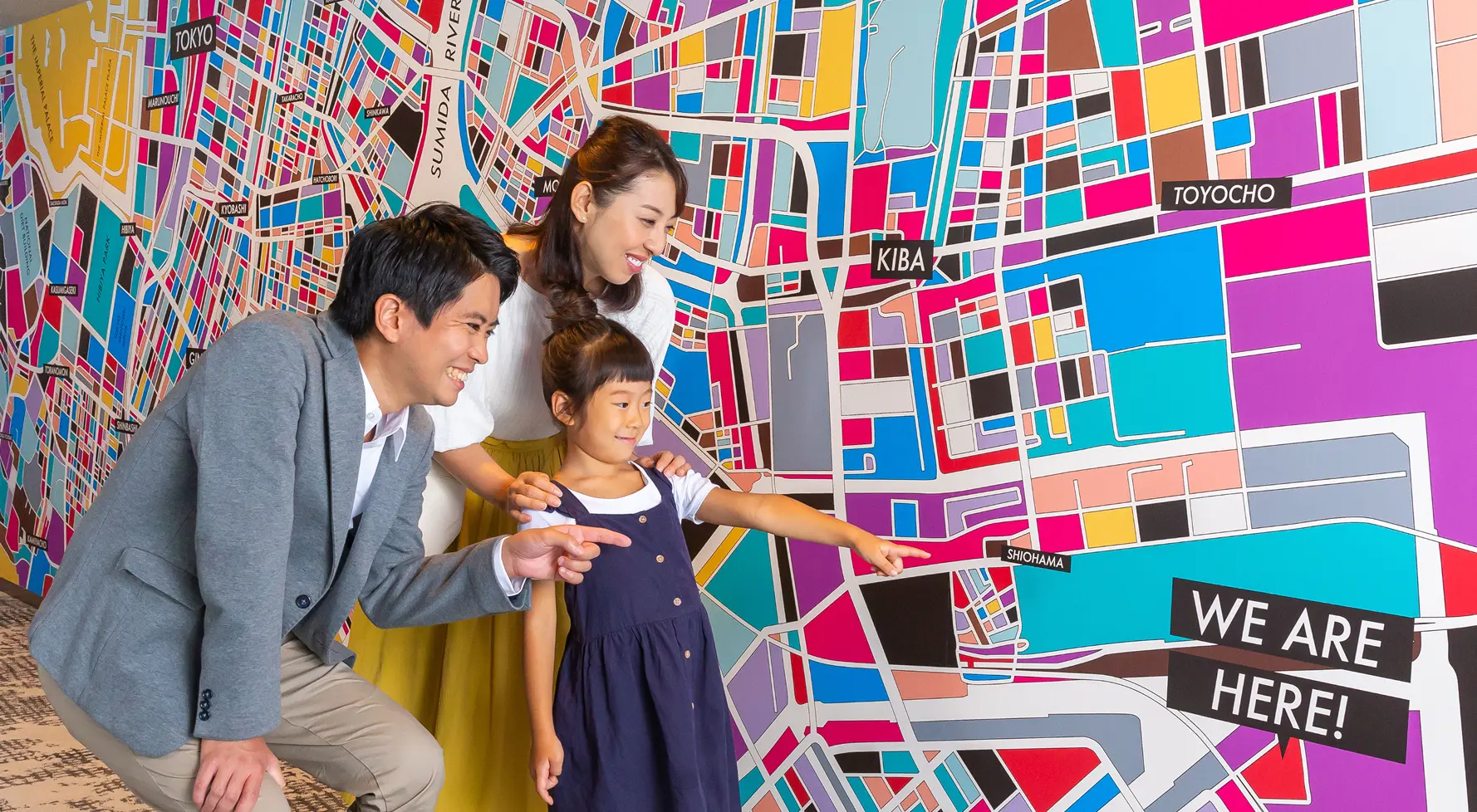 舞浜から電車で9分 夢の国の続きは、色鮮やかなアートホテルで