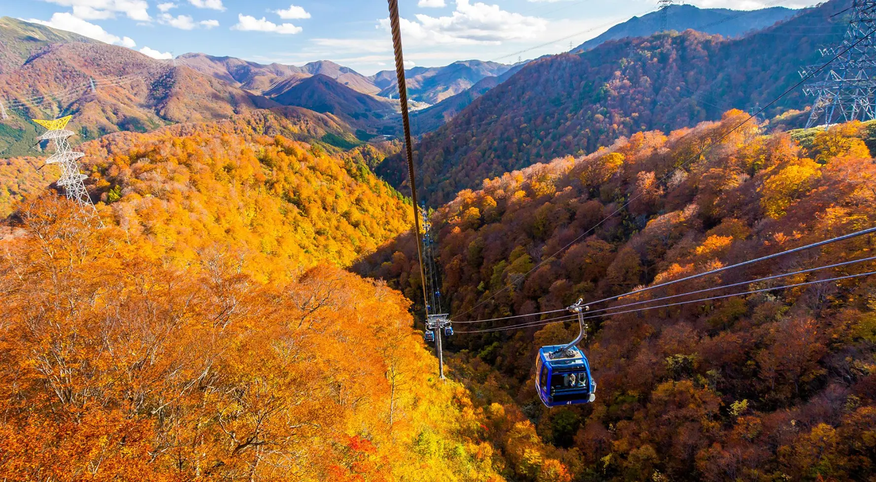 季節ごとの絶景を楽しむロープウェーグリーンシーズンには自然と親しむ遊び場もオープン