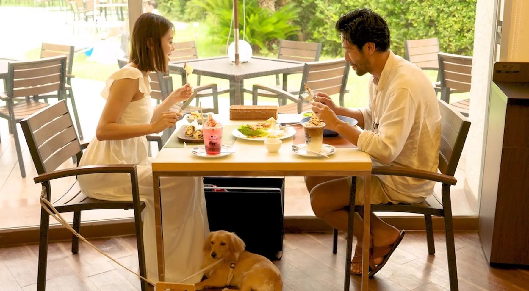 ペットと一緒にお食事できるカフェ