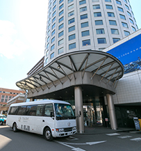 札幌駅へのシャトルバス