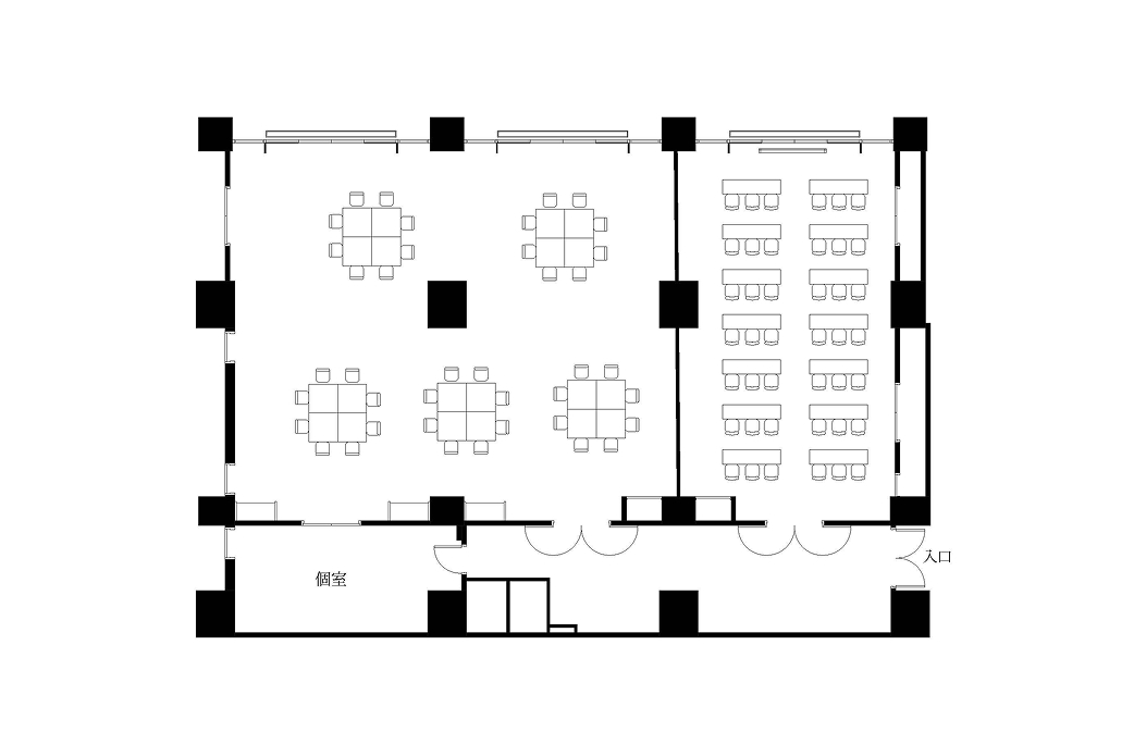 正餐＋Aスパンスクール図面