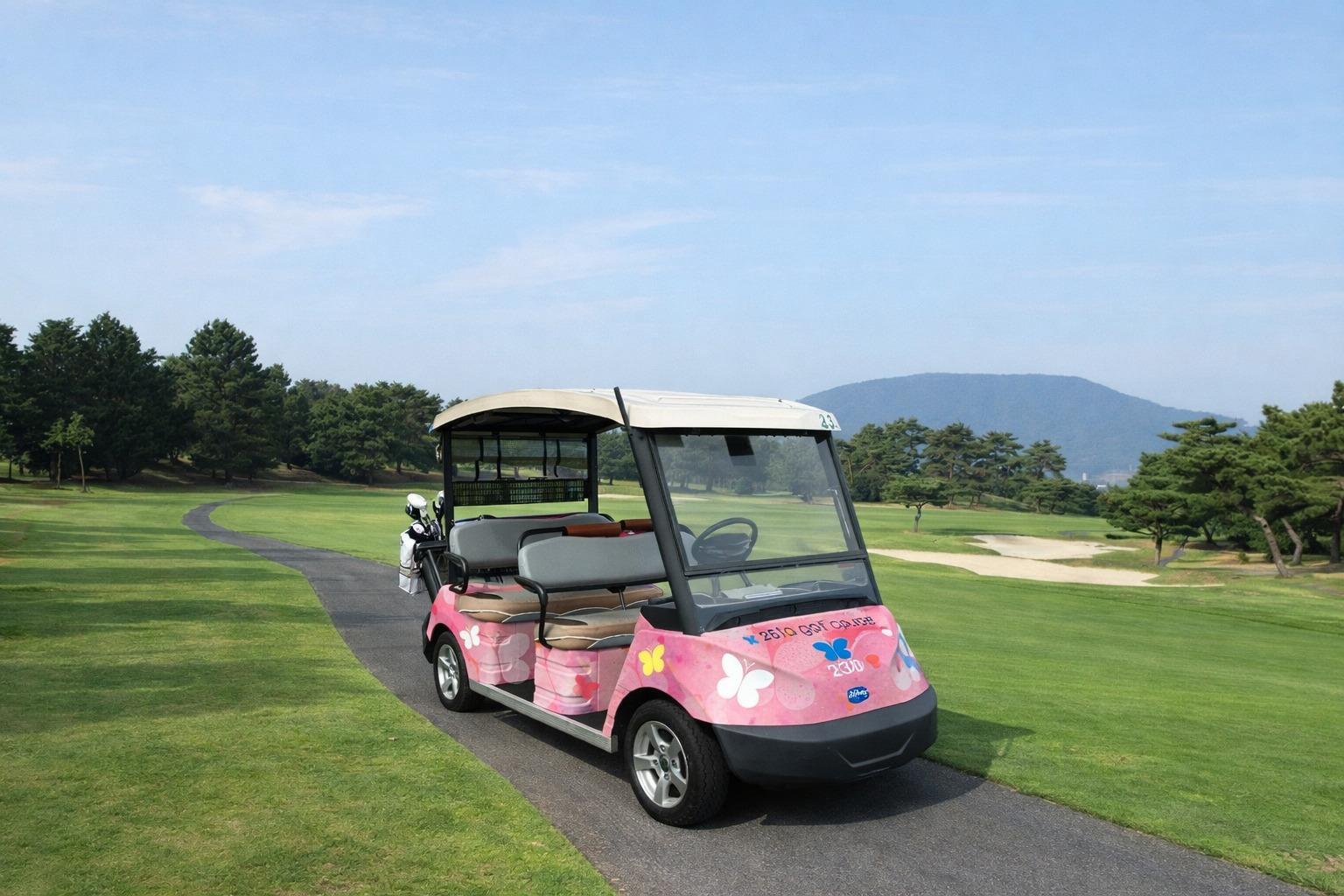 「Wrapping Golf Cart ＆ Afternoon Tea」春の贅沢体験