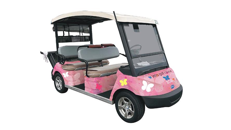 「Wrapping Golf Cart ＆ Afternoon Tea」春の贅沢体験