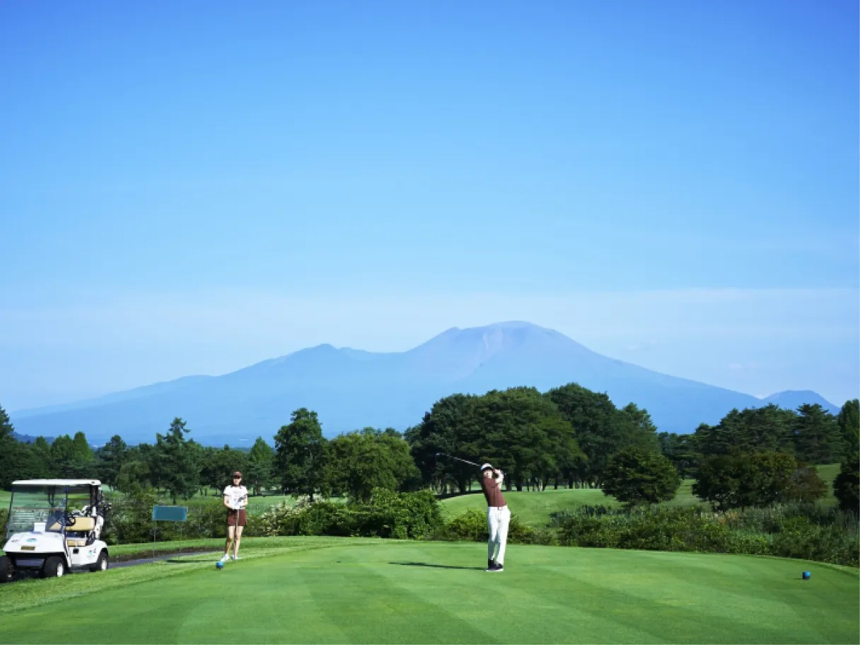 軽井沢 浅間ゴルフコース 8月の平均最高気温28.5℃、軽井沢でリゾートゴルフ