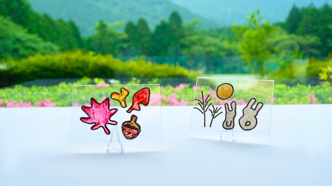 役目を終えたアクリルパーテーションを再利用したアクリルアート体験