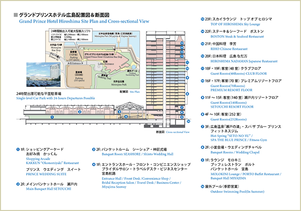 <広島>プランナー必見。館内図面や案内図の詳細がご覧いただけます。