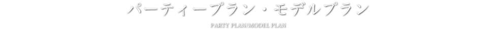コンベンション・学会 - パーティープラン・モデルプラン