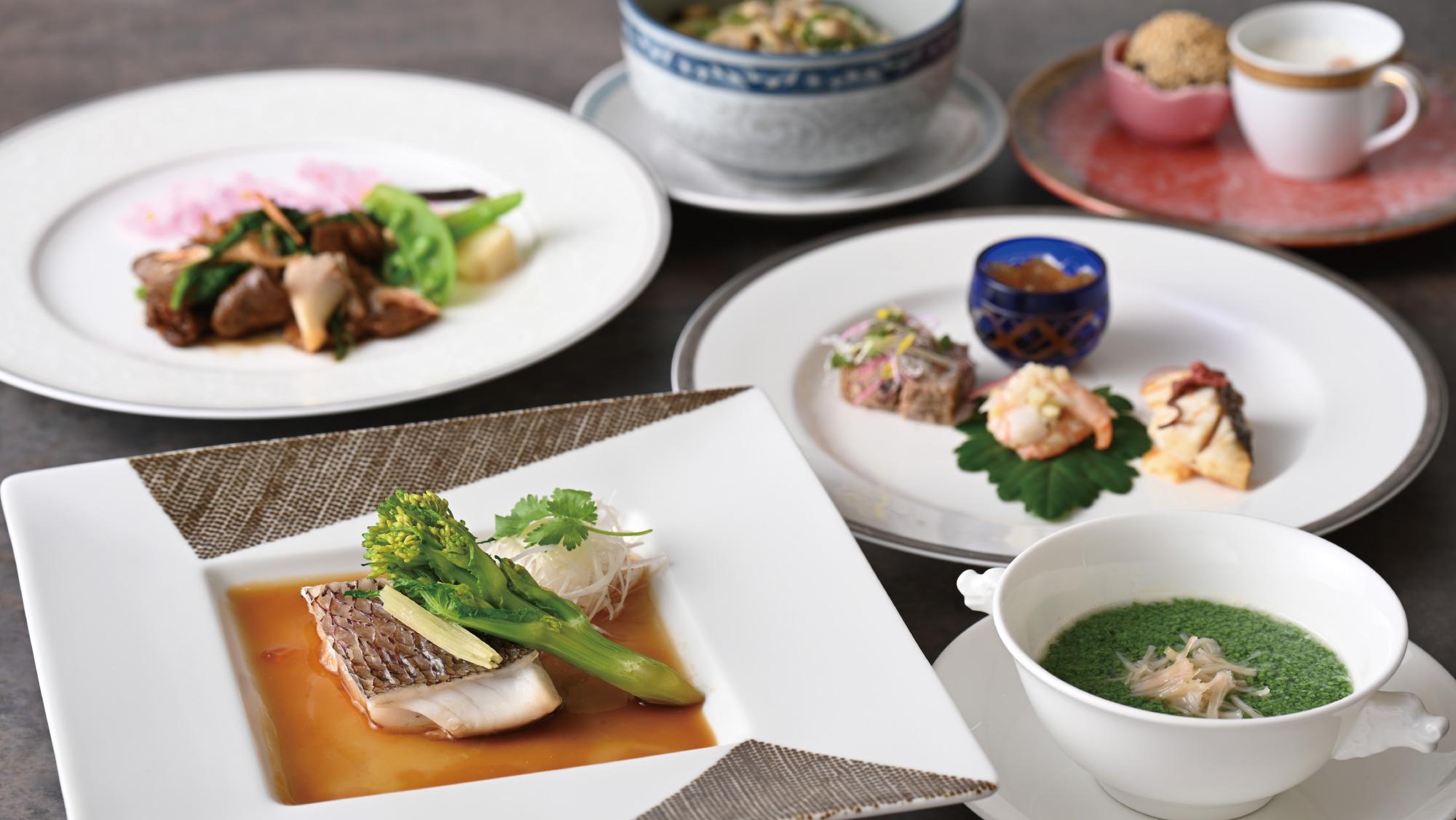 中華Casualコース料理イメージ（春メニュー）