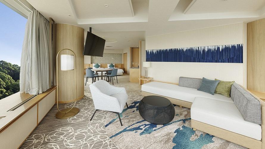 グランドプリンスホテル広島　G7オーシャンビュースイートイメージ（一例）