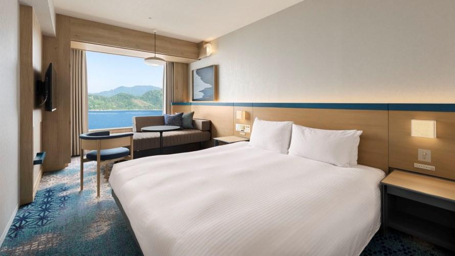 客室一例イメージ（瀬戸内リゾートフロア　キング／トリプルルーム　23平米）