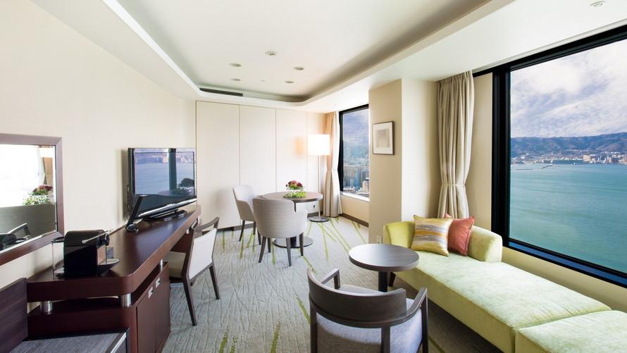 EIZANフロア スイートツイン リビングルーム＜33F＞ イメージ