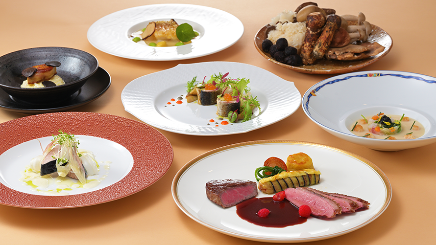 最上階でフランス料理を堪能するおすすめディナー付きプラン 夕朝食付き 京都から2駅10分 びわ湖大津プリンスホテル