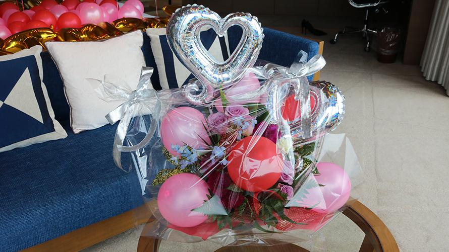 記念日の思い出作りに お部屋の飾り付け はいかがですか 客室装飾のご案内 名古屋プリンスホテル スカイタワー