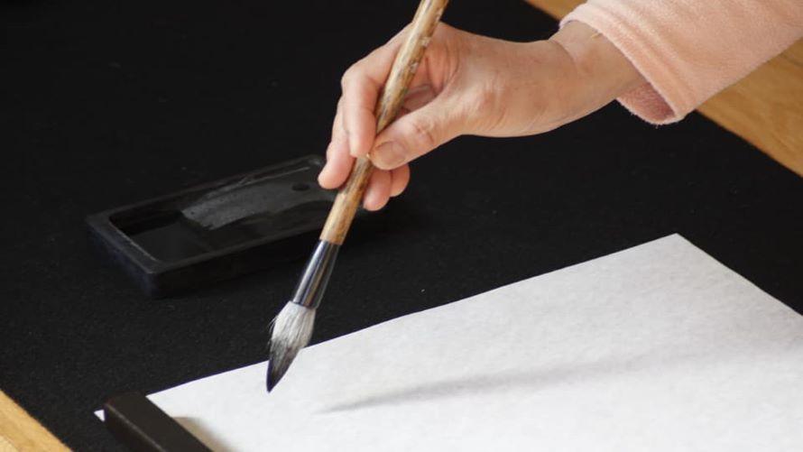 書き初めコーナー