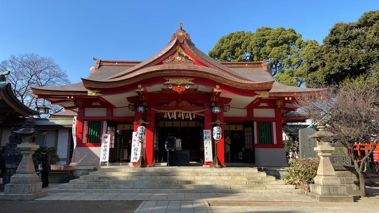 品川プリンスホテル近くにある品川神社