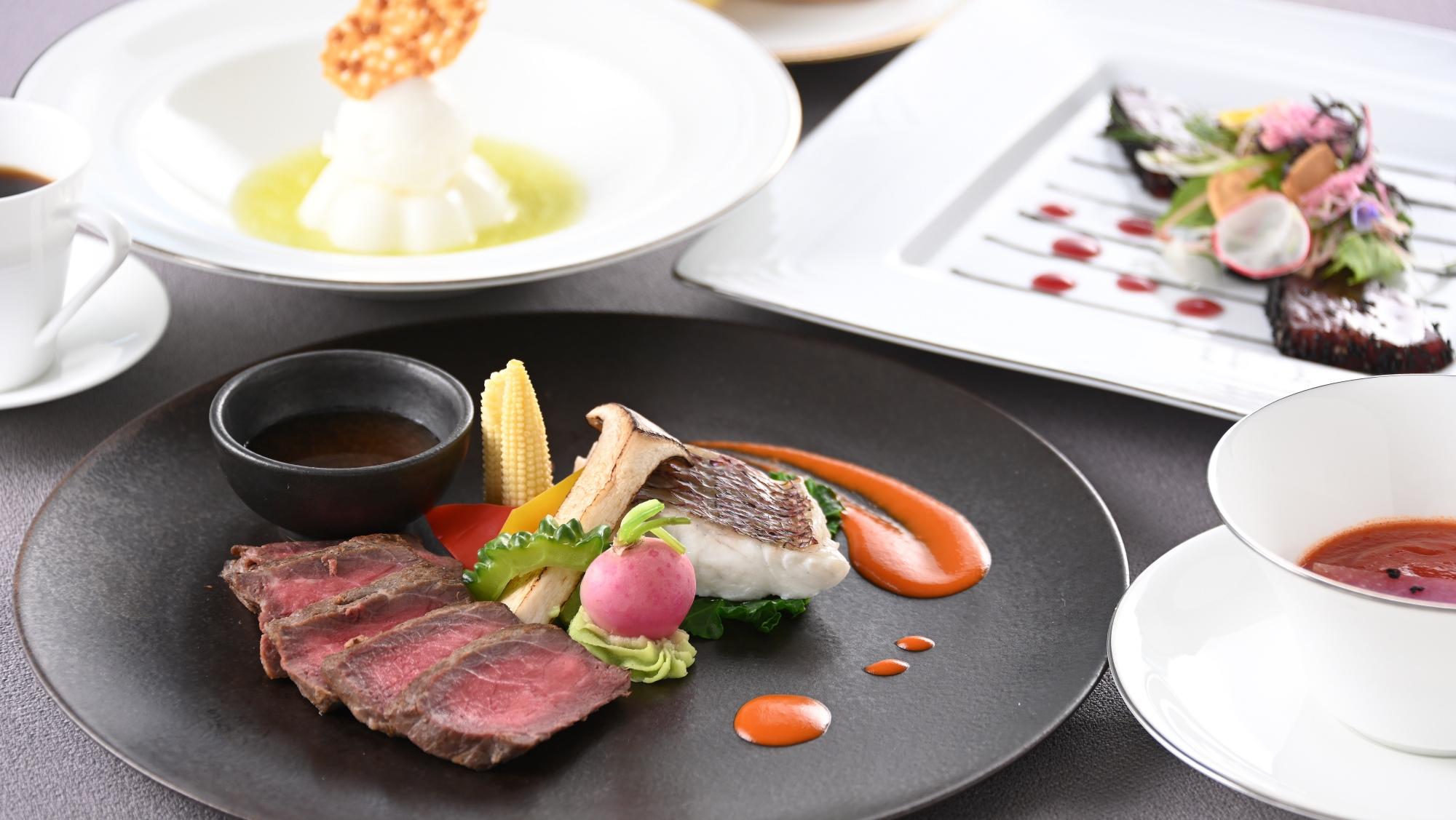 22夏 上層階レストランで味わう夏の地産地消ディナー 温泉またはプール付 グランドプリンスホテル広島