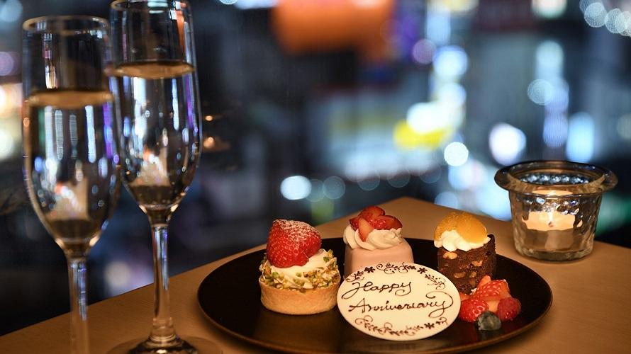 アニバーサリーデザートプレート