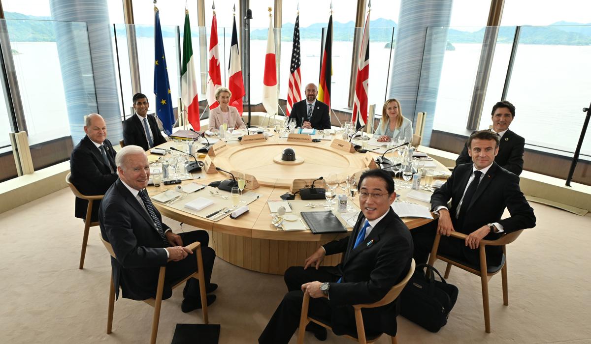 5月19日　セッション1 （ワーキングランチ）（G7首脳）が開催されました