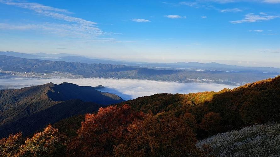 八海山ロープウェー山頂より見える雲海
