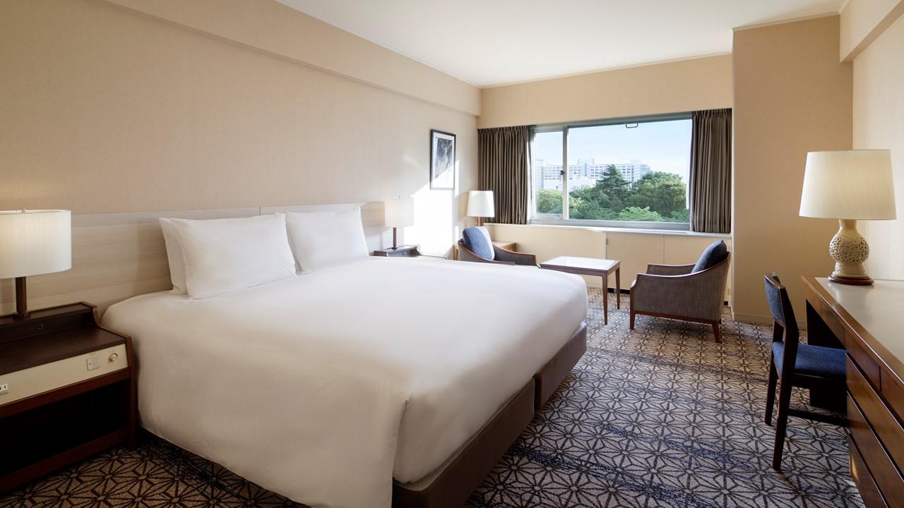 グランドプリンスホテル高輪客室、デラックスキング。