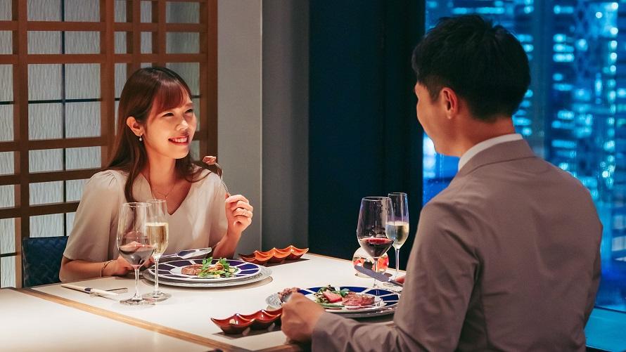 「和風ダイニング＆バー FUGA（風雅）」でのお食事中イメージ