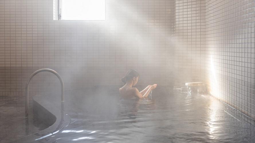 6号館にある大浴場。火打の湯