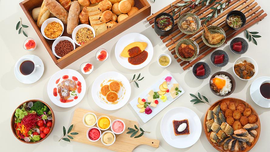 名古屋めしやジェラートなどの朝食メニュー全体