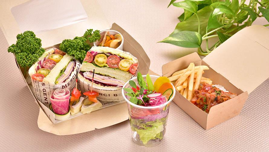 ピクニック気分,ヘルシーなミールボックス