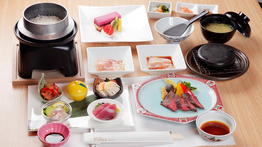 ホテルおまかせディナー付き　夕・朝食プラン